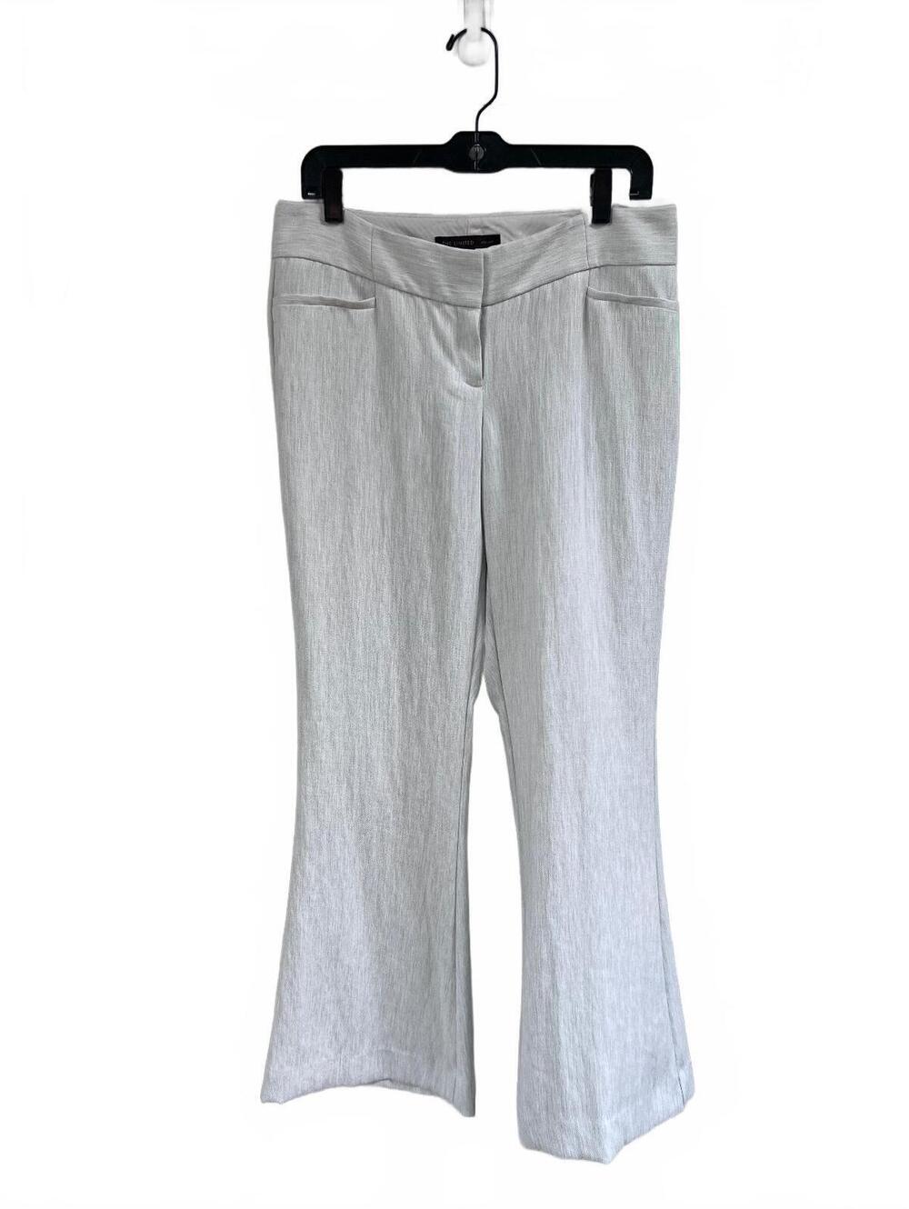 The Limited Light Gray Dress Pants Low Waist Flared Legs Size 8